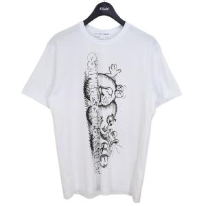 コムデギャルソンシャツ×カウズ COMME des GARCONS SHIRT × KAWS KAWS TEE カウズ プリントTシャツ FH-T00