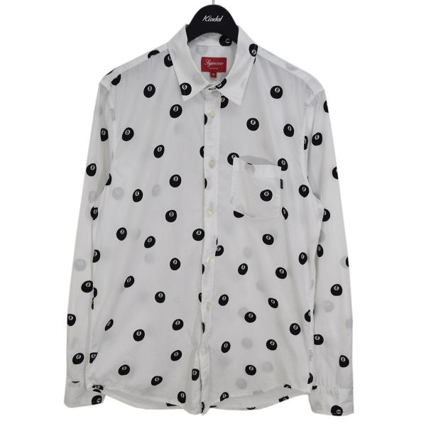 シュプリーム SUPREME 8 Ball Shirt ビリヤード8ボール プリントシャツ 2012...