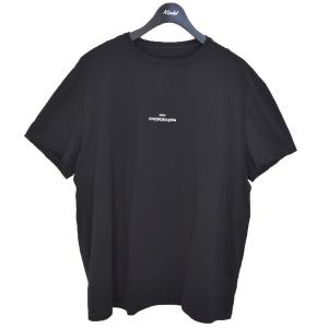 メゾンマルジェラ Maison Margiela 反転ロゴ刺繍Tシャツ 2023SS S30GC0701 ブラック サイズ：54｜kindal