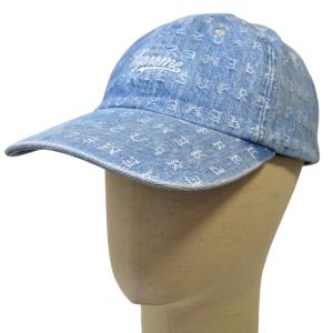 シュプリーム Supreme Jacquard Logos denim 6 Panel デニム キャップ 2020SS インディゴ サイズ：-