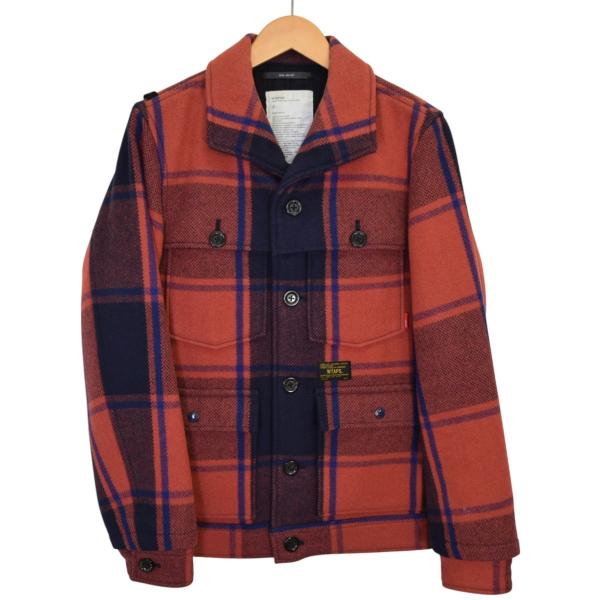 ダブルタップス WTAPS LAMBER JACK／JACKET．WOOL．MELTON チェックメ...