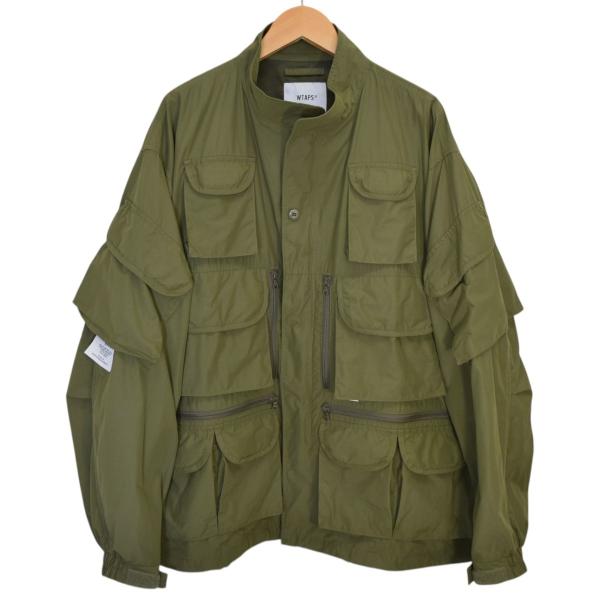 ダブルタップス WTAPS MODULAR JACKET／NYCO．TUSSAH ナイロンコットンミ...