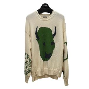 ディオール Dior x Cactus Jack　Oversize Sweater Eclu　2022AW オフホワイト サイズ：M｜kindal