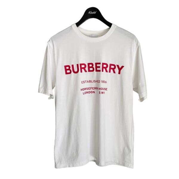 バーバリー BURBERRY ホースフェリーPTT ホワイト サイズ：S