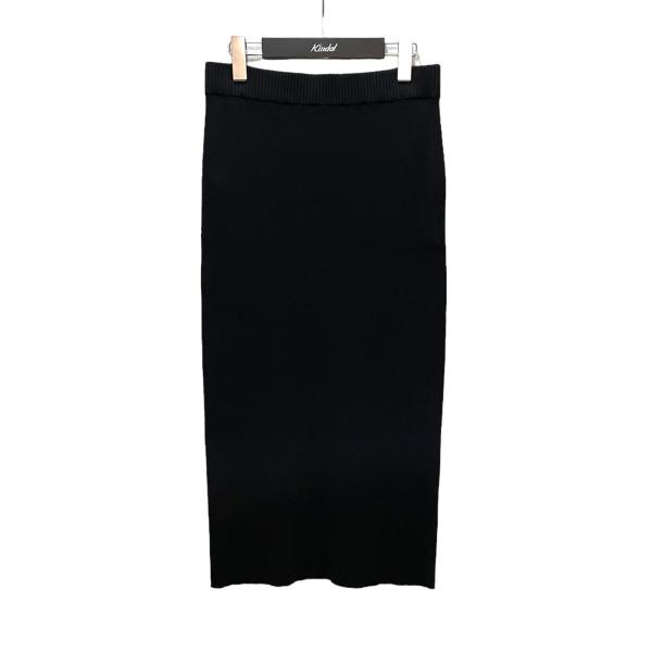 エーピーストゥディオ AP STUDIO リブスカート Rib Skirt ブラック サイズ：36