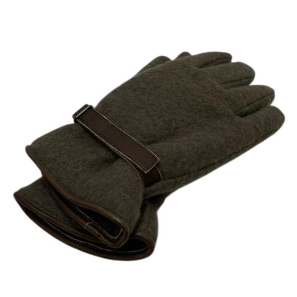 オーラリー AURALEE BRUSHED ALPACA WOOL MELTON GLOVES A2...