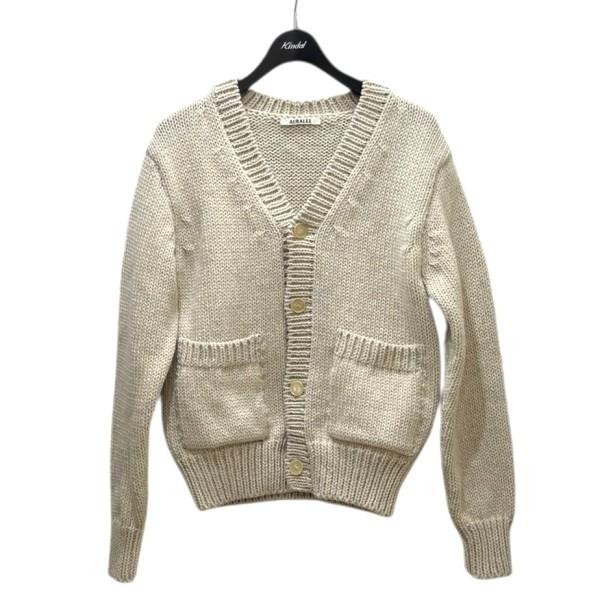 オーラリー AURALEE 2025AW WOOL CASHMERE FELTED KNIT CAR...