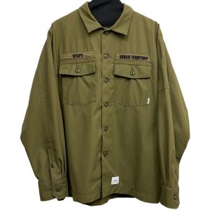 【値下げ】WTAPS 21SS BUDS．LS／COTTON．TWILLミリタリーCPOシャツジャケ...