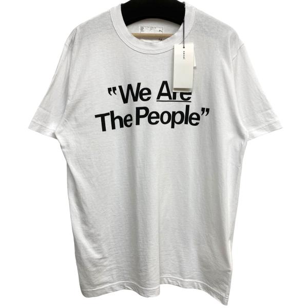 サカイ sacai 19SS We Are The PeopleプリントTシャツ ホワイト サイズ：...