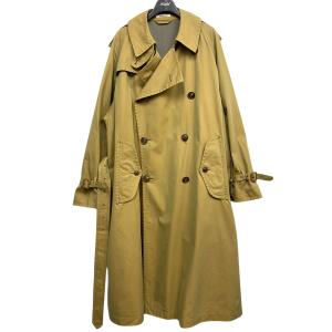 オーラリー AURALEE FINX CHAMBRAY BIG TRENCH COATフィンクスコットンビッグトレンチコート カーキ サイズ：4(オー｜kindal