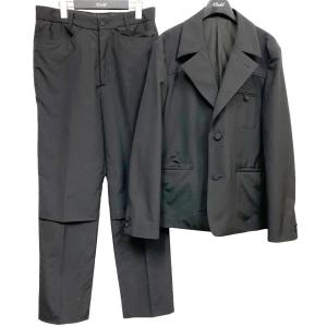 マツフジ MATSUFUJI 20AW Workaholic Utility Jacket＆Trousersセットアップ ブラック サイズ：2/2(7｜kindal
