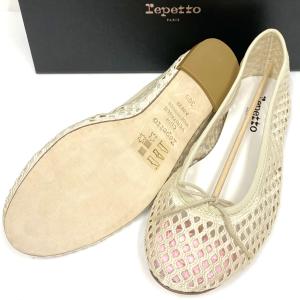 レペット repetto 24SS Cendrillon Ballerinasレースバレリーナバレエシューズスリッポン靴 SWAN サイズ：36.5(｜kindal