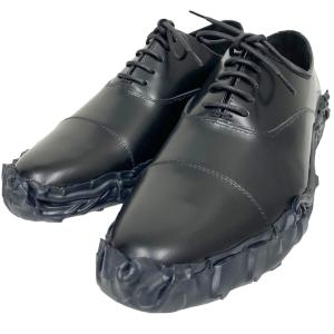 トーガアーカイブス TOGA ARCHIVES vibram／Leather Shoesソールデザイン加工レザーシューズ ブラック サイズ：37(23｜kindal