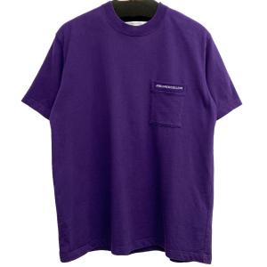 ジョンローレンスサリバン JOHN LAWRENCE SULLIVAN Logo Jacquard Pocket TeeロゴポケットTシャツ パープル｜kindal