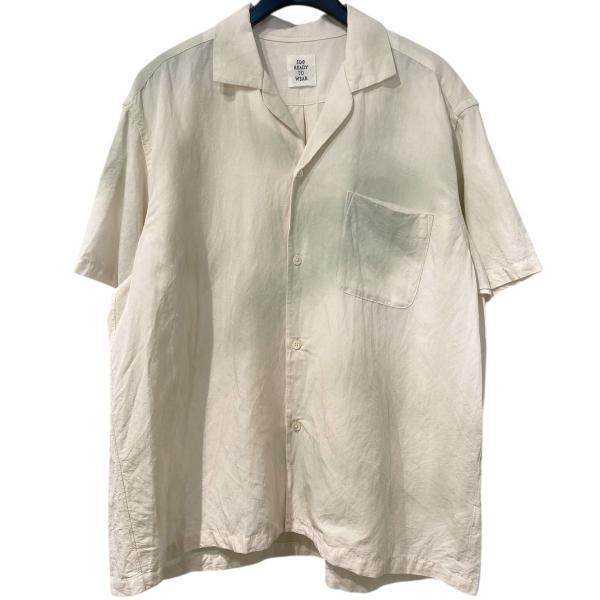 ソーイ SOE 24SS Sprayed H／S Shirtスプレー染色オーバーサイズオープンカラー...