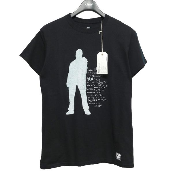 ベドウィン BEDWIN PRINT T KIEDIS プリントTシャツ ブラック サイズ：2