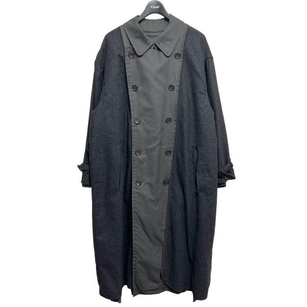 ヨーク YOKE REVERSIBLE TRENCH COAT リバーシブルトレンチコート チャコー...