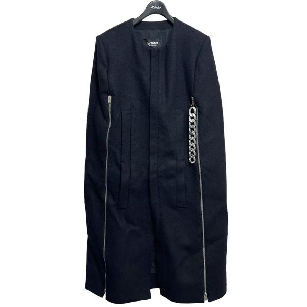 ラフシモンズ RAF SIMONS 20AW PUNK CAPE WITH LONG ZIPPER ...