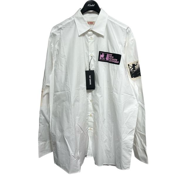 ラフシモンズ RAF SIMONS 2020SS OVERSIZED SHIRT WITH PATC...