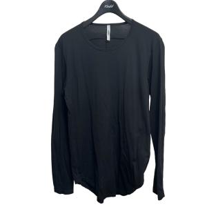 アタッチメント ATTACHMENT 80／2度詰天竺 クルーネックL／S ブラック サイズ：2｜kindal