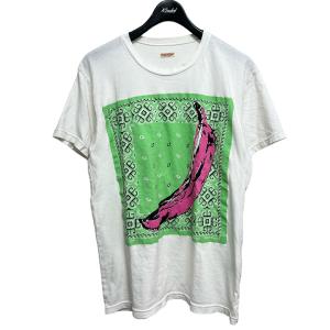 キャピタル KAPITAL Banana T-shirt バンダナプリントTシャツ ホワイト サイズ：3｜kindal