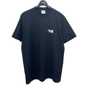 ヴェトモン VETEMENTS Logo Limited Edition T-shirt ロゴプリントTシャツ ブラック サイズ：M｜kindal