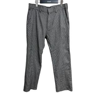 WACKO MARIA◇スラックスパンツ/M/ウール/BRW/ストライプ : セカンド