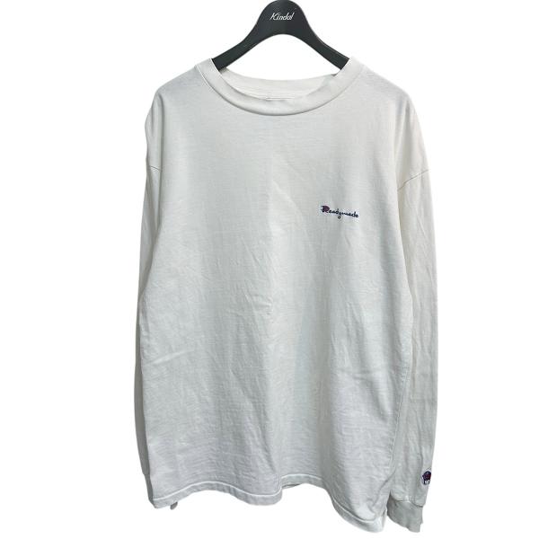レディメイド READYMADE PIONCHAM T-SHIRT ロゴ刺繍長袖Tシャツ RE-CO...