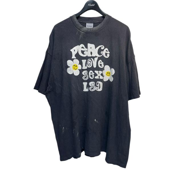 レディメイド READYMADE SS T-SHIRT PEACE ヴィンテージ加工プリントTシャツ...
