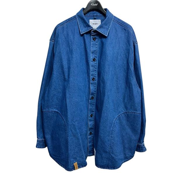 ダブルタップス WTAPS WCPO 02   LS デニムシャツジャケット 241WVDT-SHM...