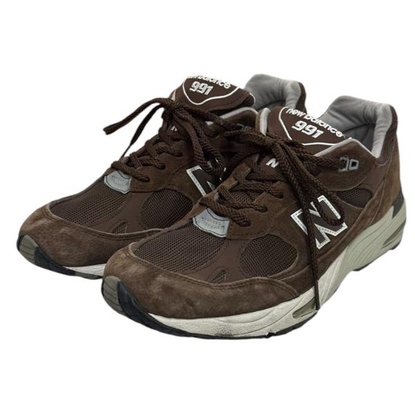 ニューバランス NEW BALANCE M991BGW スニーカー ブラウン サイズ：US10