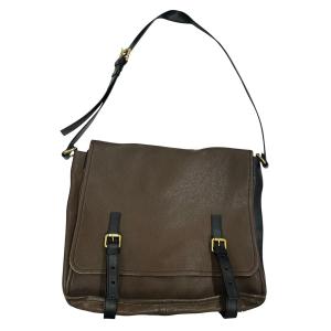 クロエ Chloe Lucky Men Collection メッセンジャーバッグ ブラウン×ブラック