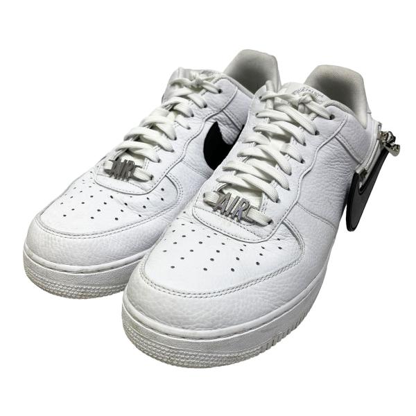 ナイキ NIKE Air Force 1 Low White Zipper スニーカー ホワイト×ブ...