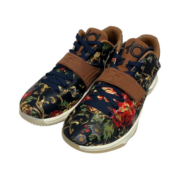 【値下げ】NIKE KD 7 EXT FLORAL QS スニーカー ネイビー×ブラック サイズ：U...