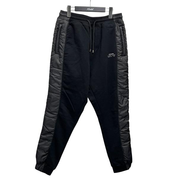 【値下げ】STAMPD Puffer Sweatpant ブラック サイズ：L (阿佐ヶ谷店)