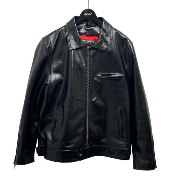 リューグーレザーズ LIUGOO LEATHERS シングルレザーライダースライナー付き CW22-...