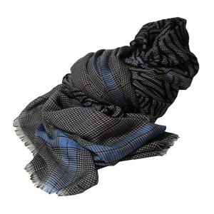 安いそれに目立つ のグレー ストール シルク混ウールスカーフ サイズ 15aw グレー Louis メンズファッション 小物 クリストファーネメス 0509 ブランド古着カインドオル Vuitton 青山店 メンズファッション
