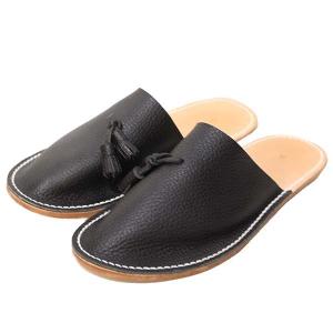Hender Scheme leather slipper レザー スリッパ ブラック サイズ：(L) (青山店) 220626｜kindal