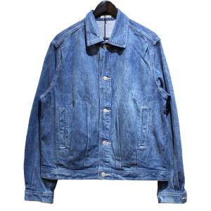 オーラリー AURALEE 23SS SELVEDGE FADED LIGHT DENIM BLOUSON デニムブルゾン インディゴ サイズ：4｜kindal