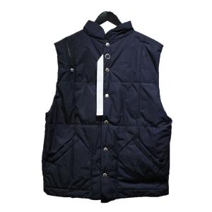 【値下げ】TAKAHIROMIYASHITA TheSoloIst． 22AW double zip reverse puffy vest ダブルジップ リバース ベスト ネイビー サイズ：46 (青山店)｜kindal