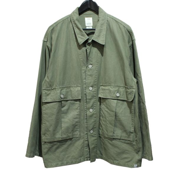 ビズビム VISVIM 22AW WILCO SHIRT L／S長袖シャツ グリーン サイズ：5