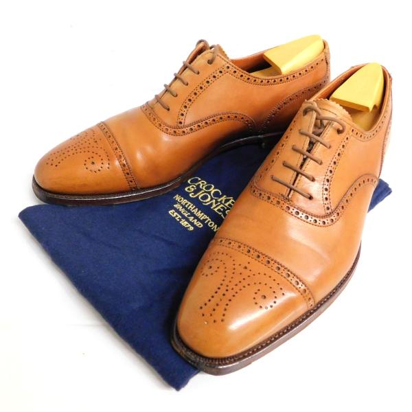 クロケット＆ジョーンズ CROCKETT＆JONES 9521WELDECK シューズ ブラウン サ...