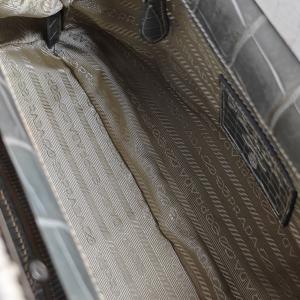 プラダ PRADA クロコダイル がま口ハンド...の詳細画像4