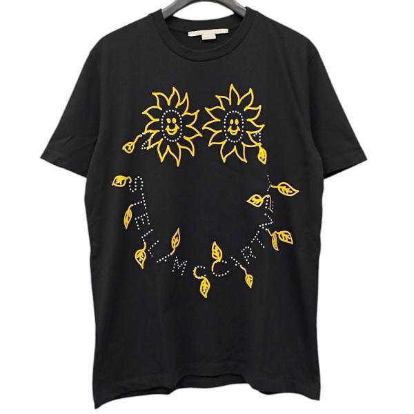 ステラマッカートニー STELLA McCARTNEY SMILE TEE Tシャツ ブラック サイ...