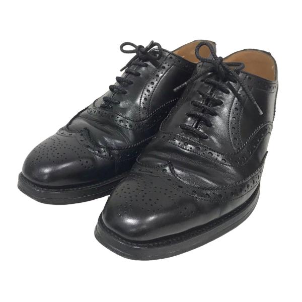 【値下げ】TRICKER’S ウィングチップシューズ M6138 ブラック サイズ：6　1／2(25...