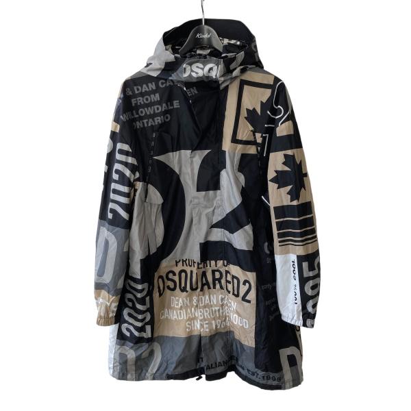 ディースクエアード DSQUARED2 Dsquared2 GREY Coat with logo ...