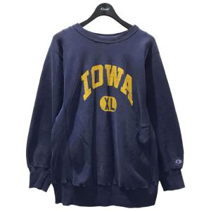 チャンピオン champion 90s スウェットトレーナー REVERSE WEAVE リバースウィーブ USA製 IOWA ネイビー サイズ：XL｜kindal