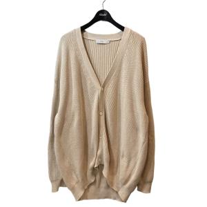 グラフペーパー Graphpaper Suvin Loose Rib Cardigan ルーズリブカーディガン GM221-80144B アイボリー｜kindal