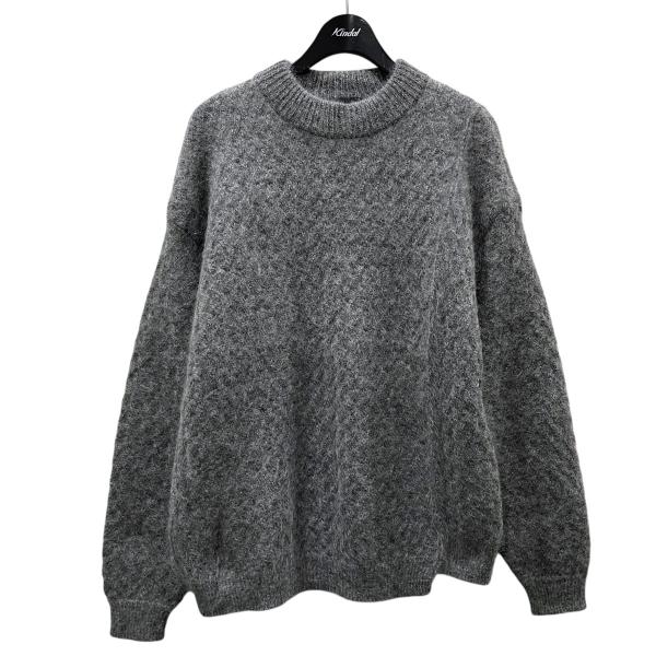 【値下げ】UNUSED モヘヤクルーネックセーター MOHAIR CREWNECK SWEATER ...