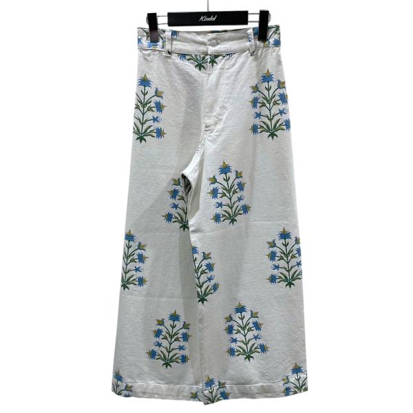 【値下げ】SZ Blockprints フラワープリントパンツ DISCO PANT LILY ディ...